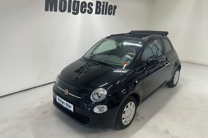Sort Fiat 500C fra 2017