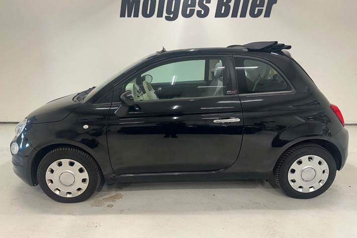 Sort Fiat 500C fra 2017