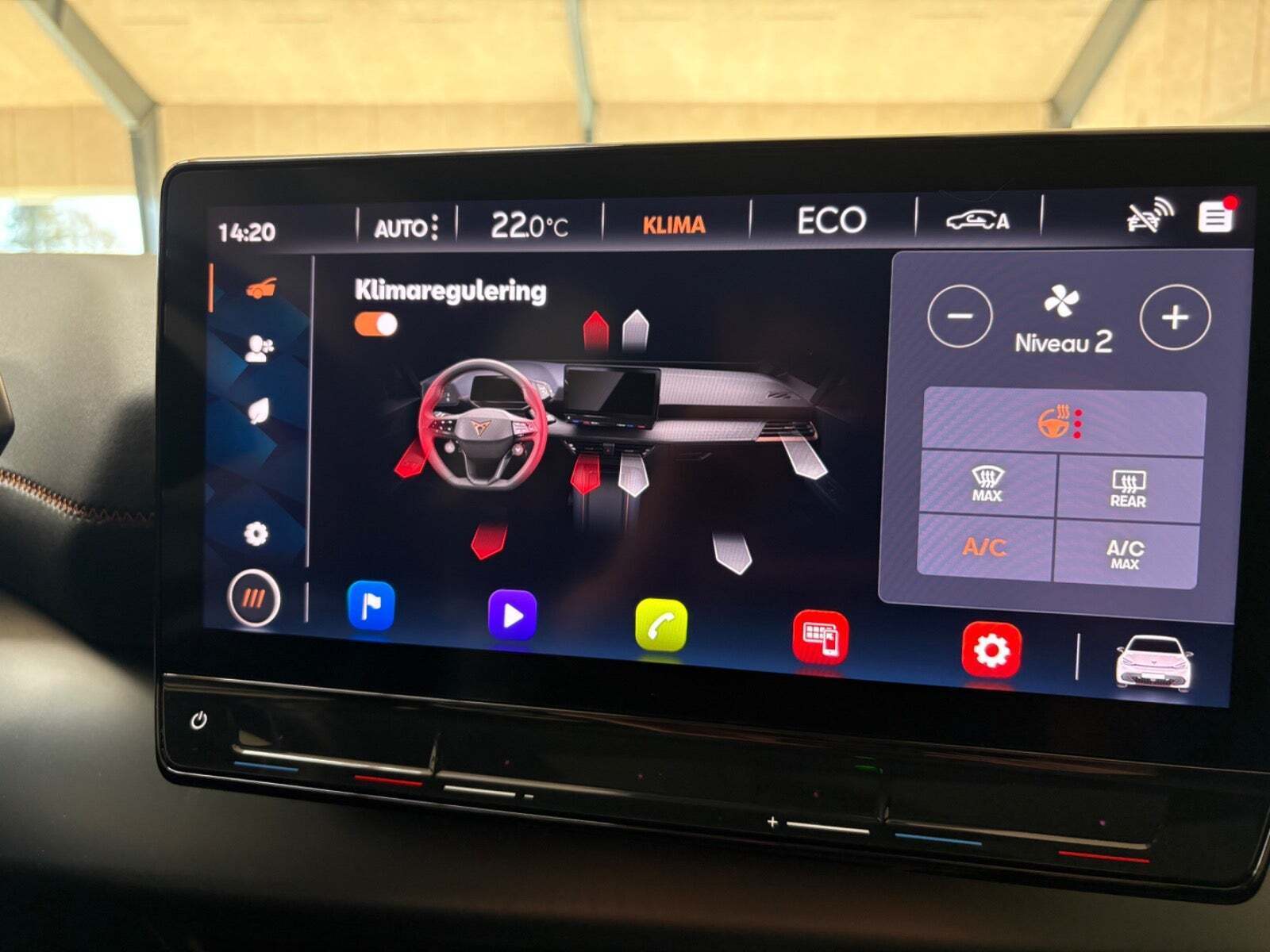 Blå Cupra Born fra 2023