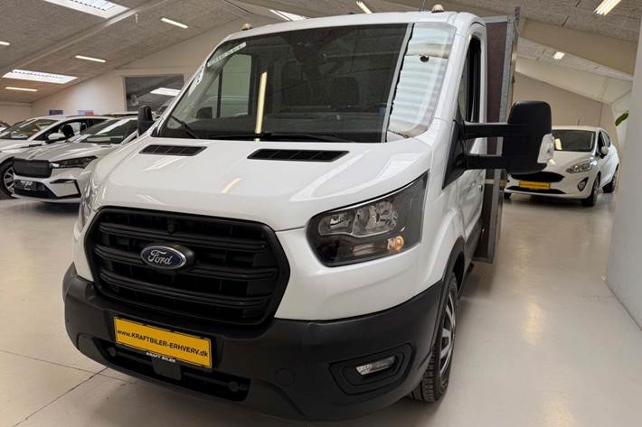 Hvid Ford Transit 350 L3 Chassis fra 2023