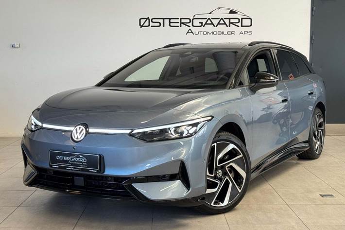 Blå VW ID.7 fra 2025