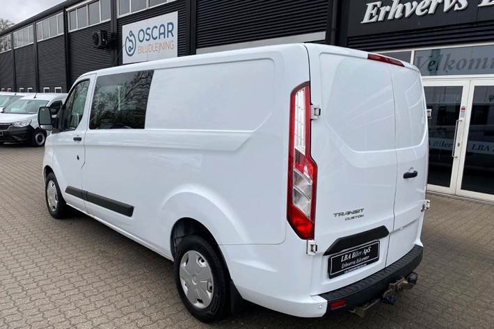 Hvid Ford Transit Custom 300 L2 fra 2022