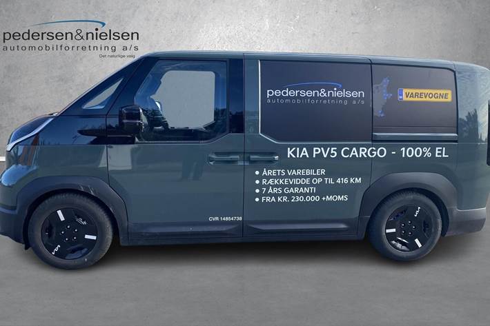 Grøn Kia PV5 Cargo fra 2026