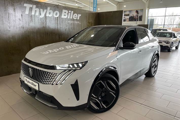 Hvid Peugeot e-3008 fra 2024