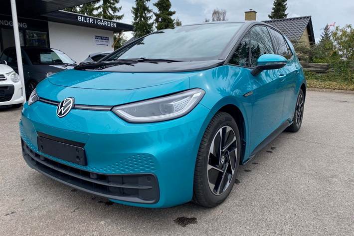 Turquoise VW ID.3 fra 2021