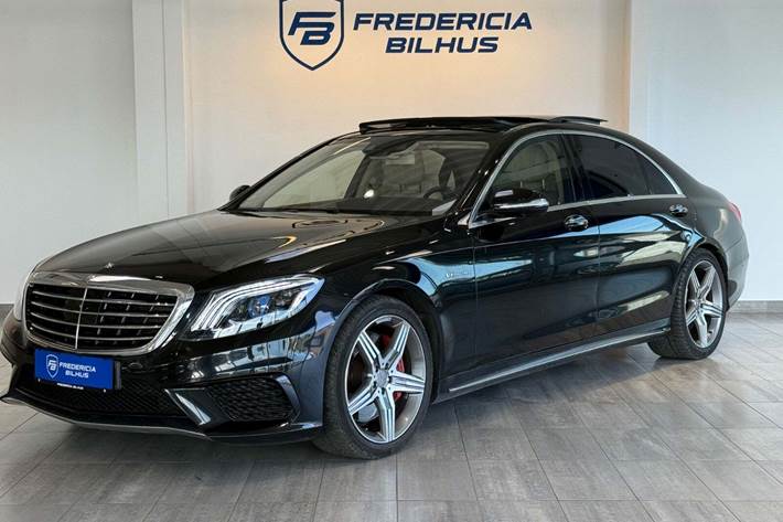 Sort Mercedes S63 fra 2013