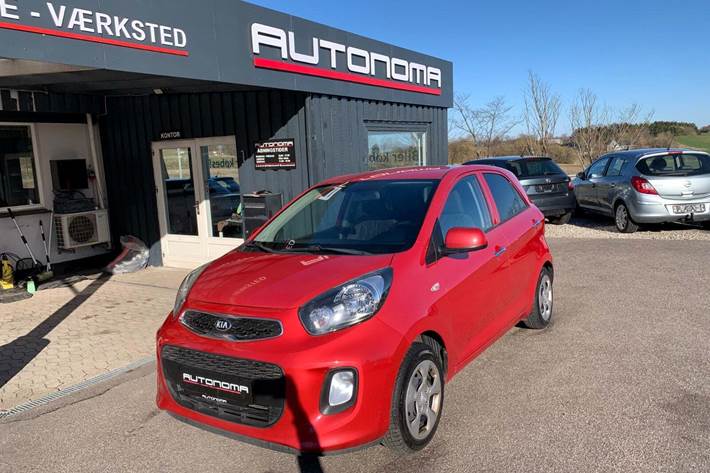 Grøn Kia Picanto fra 2016
