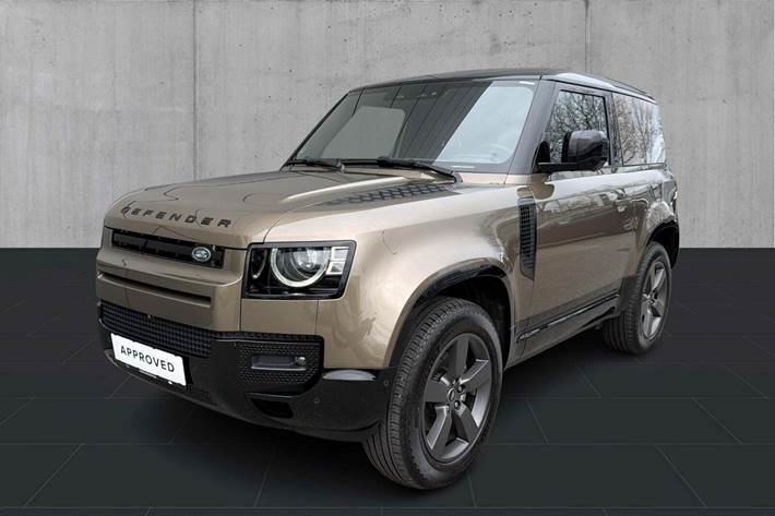 Brun Land Rover Defender 90 fra 2025 set udefra