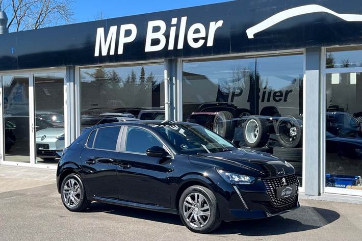 Sort Peugeot 208 fra 2021