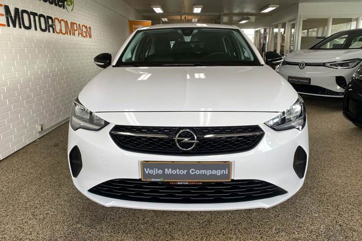 Hvid Opel Corsa-e fra 2021