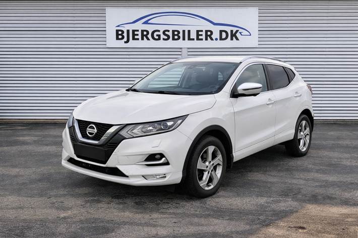 Hvid Nissan Qashqai fra 2019