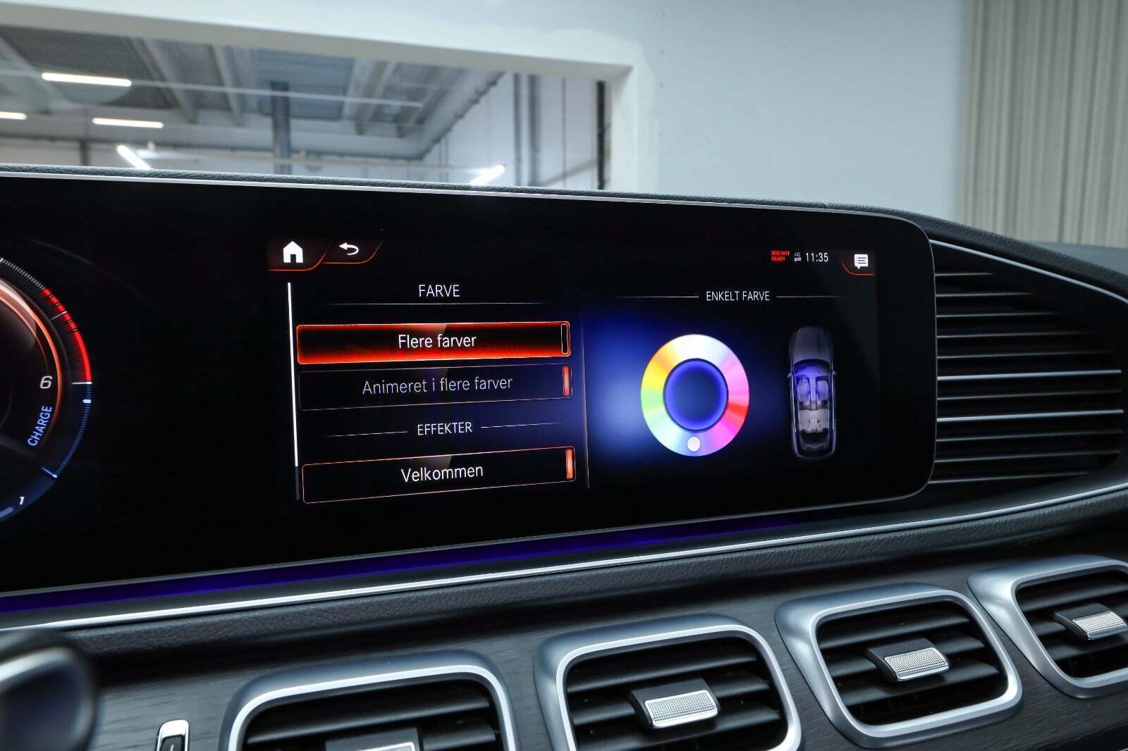 Grå Mercedes GLE350 de fra 2020