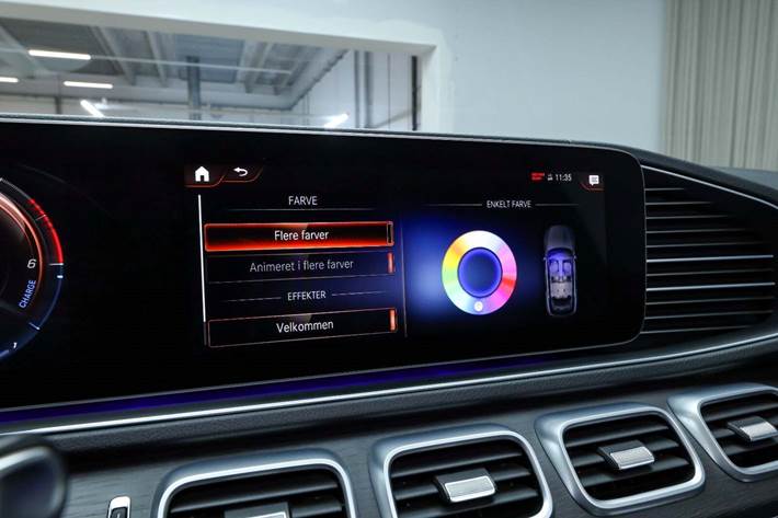 Grå Mercedes GLE350 de fra 2020