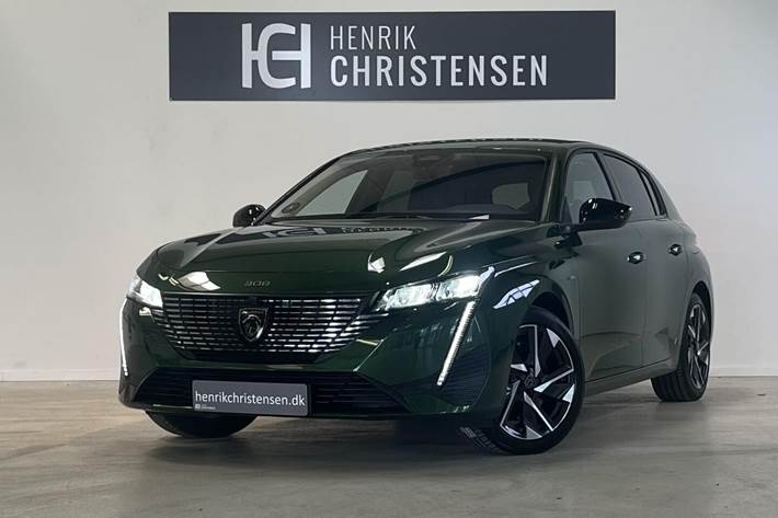 Grøn Peugeot 308 fra 2021