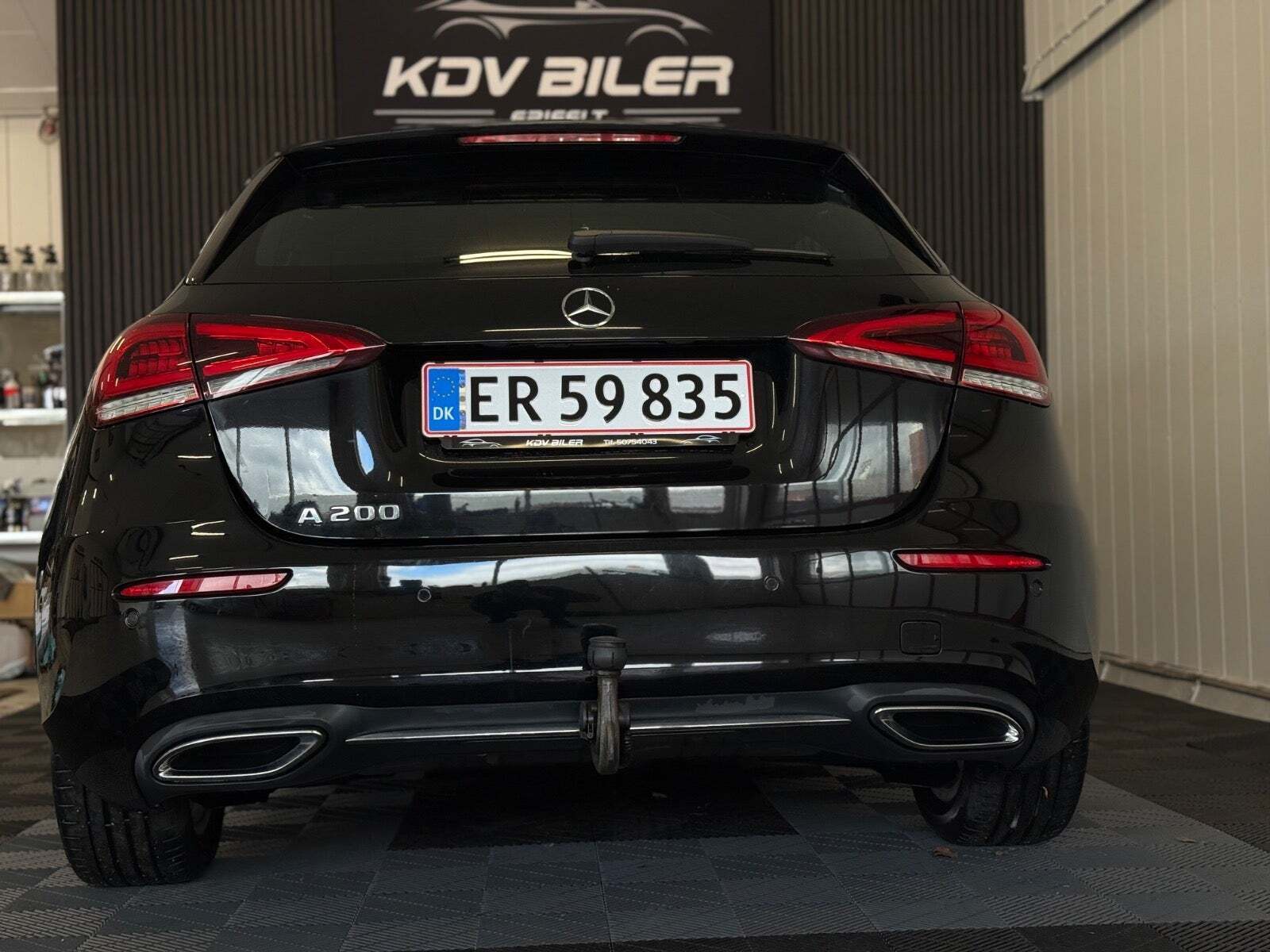 Sort Mercedes A200 fra 2018