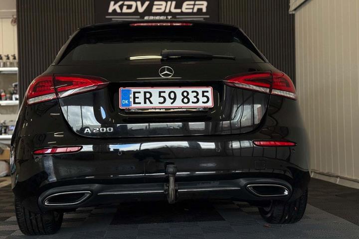 Sort Mercedes A200 fra 2018