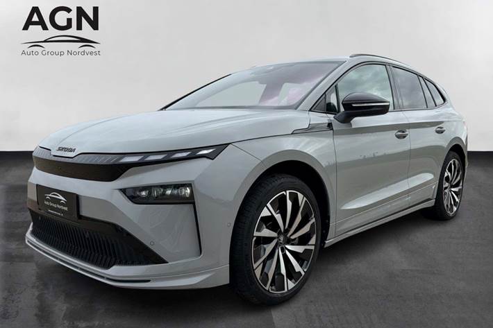 Grå Skoda Enyaq fra 2026