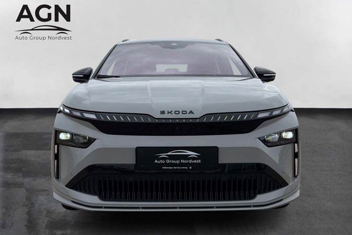 Grå Skoda Enyaq fra 2026