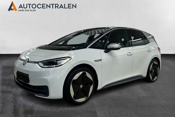 Hvid VW ID.3 fra 2020