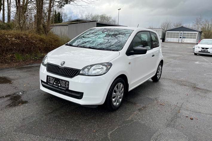 Hvid Skoda Citigo fra 2014