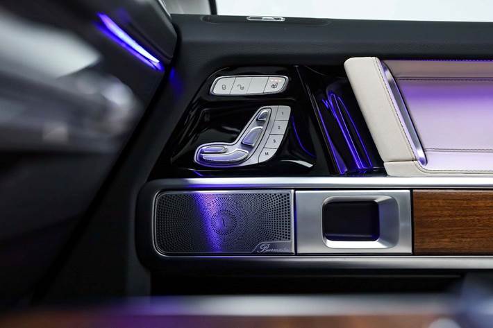 Grøn Mercedes G580 fra 2025