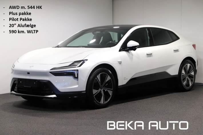 Hvid Polestar 4 fra 2025