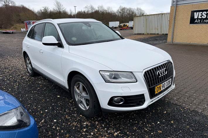Hvid Audi Q5 fra 2015