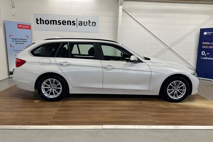 Hvid BMW 320d fra 2019