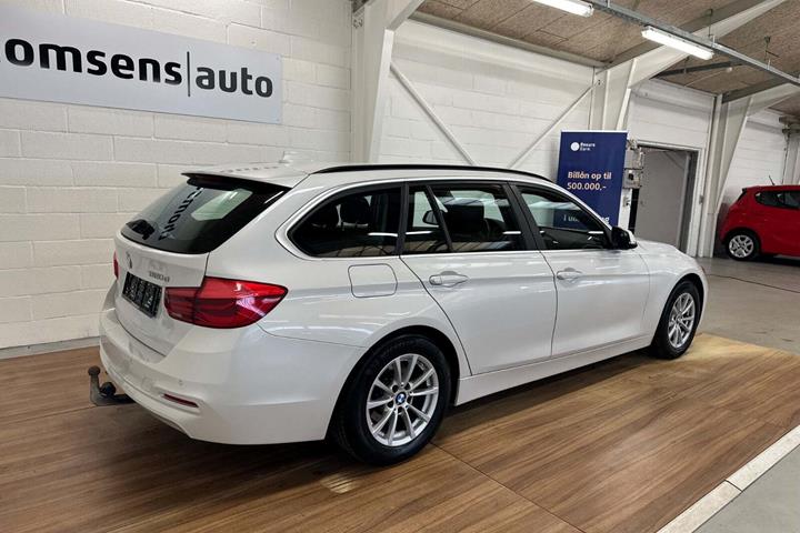 Hvid BMW 320d fra 2019