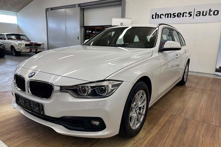 Hvid BMW 320d fra 2019