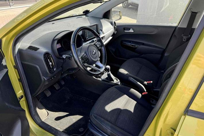 Gul Kia Picanto fra 2020