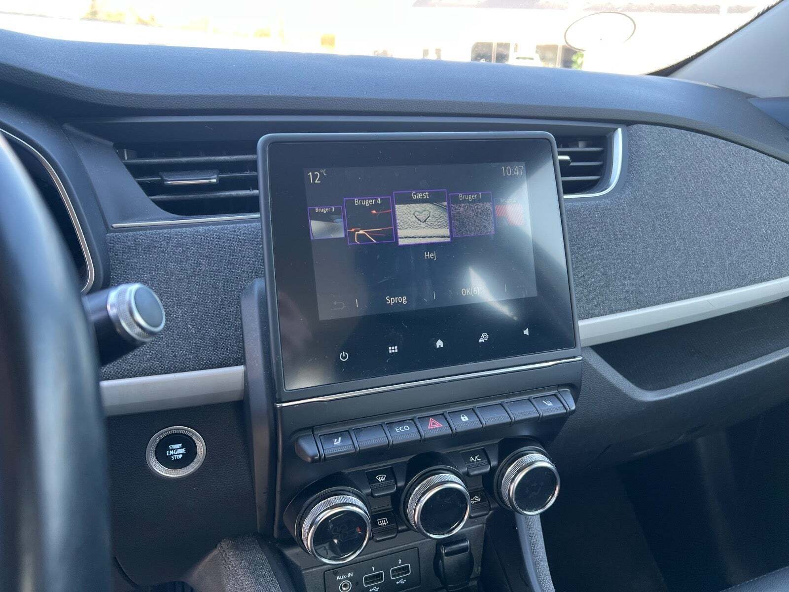 Sølv Renault Zoe fra 2019