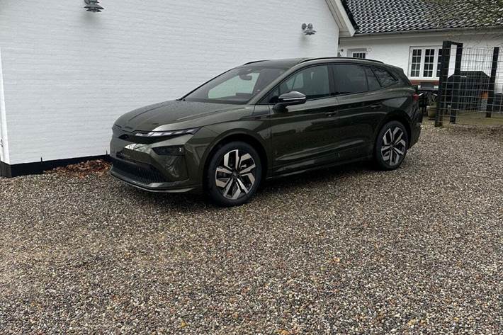Grøn Skoda Enyaq fra 2026