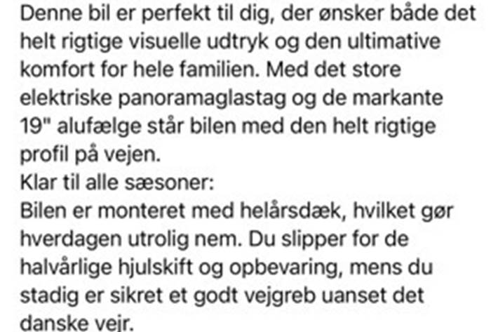 Grå Volvo XC40 fra 2021