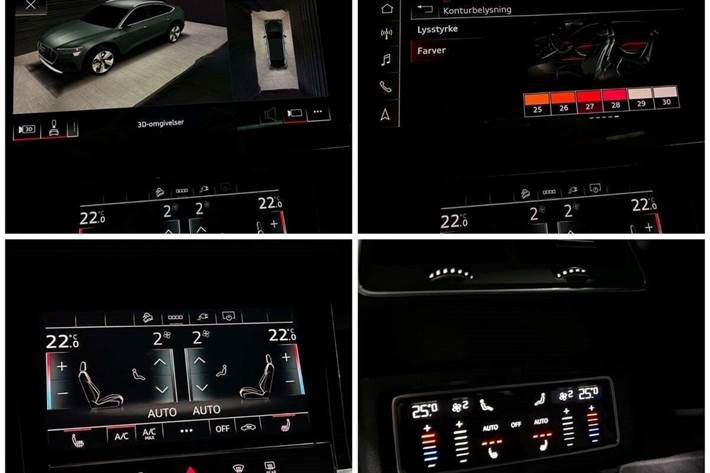 Hvid Audi e-tron fra 2021