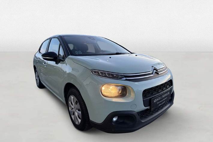 Grøn Citroën C3 fra 2017