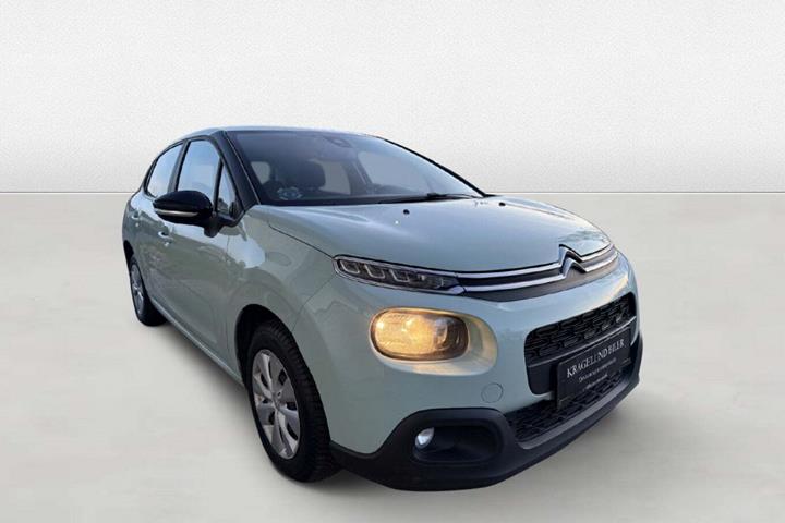 Grøn Citroën C3 fra 2017