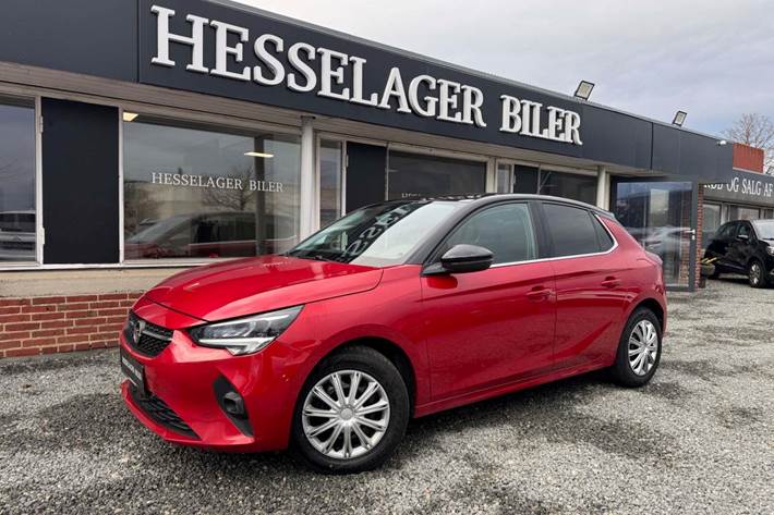 Rød Opel Corsa fra 2020