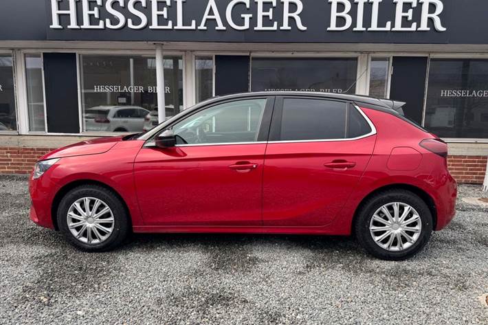 Rød Opel Corsa fra 2020