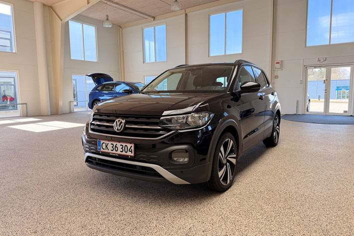 Sort VW T-Cross fra 2019