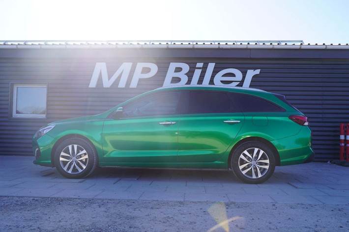 Grøn Hyundai i30 fra 2019