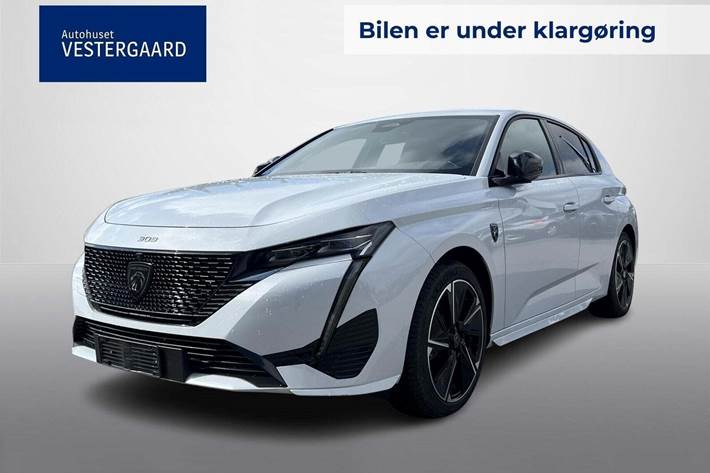 Hvid Peugeot E-308 fra 2024