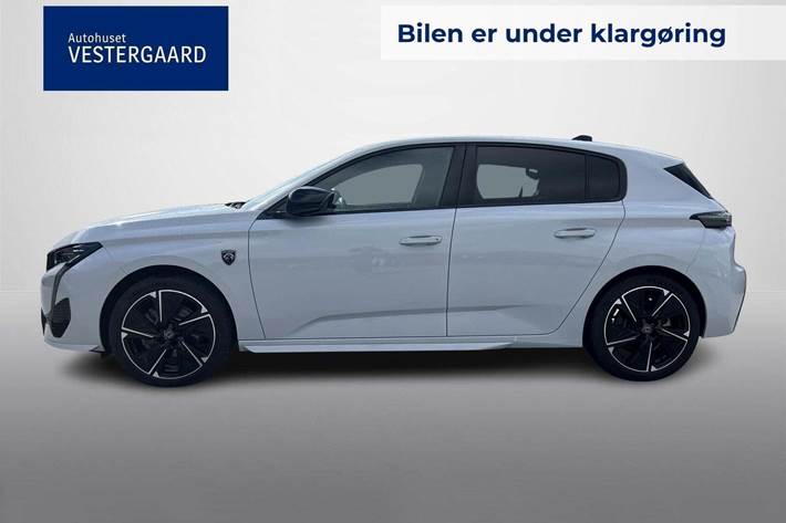Hvid Peugeot E-308 fra 2024