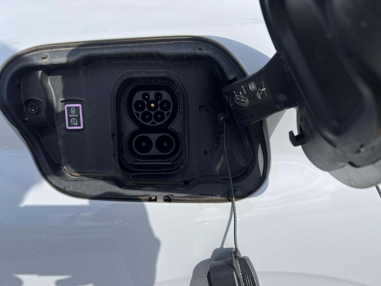 Hvid Peugeot E-308 fra 2024