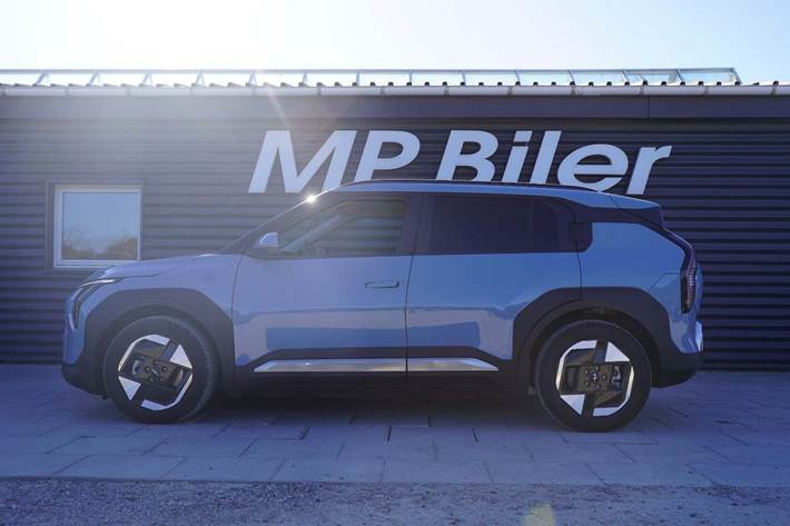 Blå Kia EV3 fra 2025