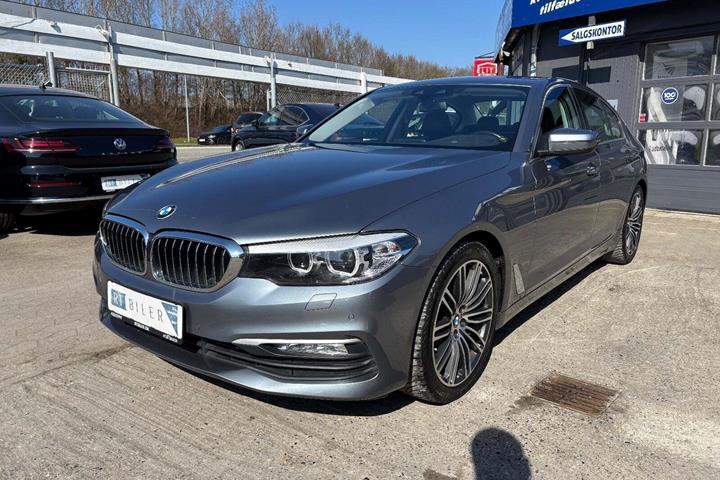 Hvid BMW 520d fra 2018