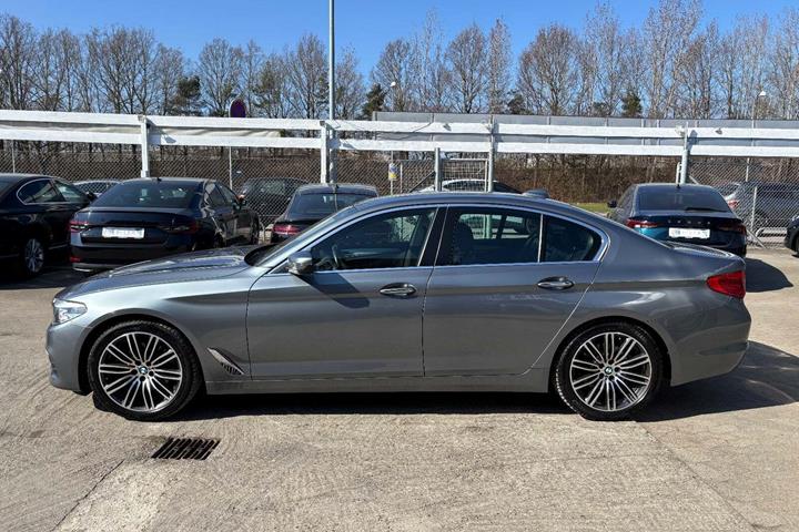 Hvid BMW 520d fra 2018