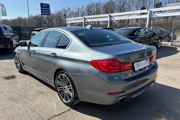Hvid BMW 520d fra 2018
