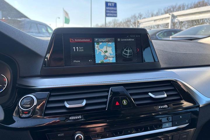 Hvid BMW 520d fra 2018