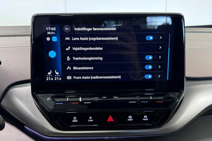 Blå VW ID.4 fra 2022